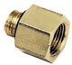 0169 13 17, LF3000 Series Straight Threaded Adaptor, G 1/4 Male to G 3/8 Female, Threaded Connection Style