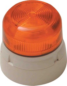 Фото 1/2 QBS-0008, Flashguard QBS Series Amber Steady Beacon, 110 V ac, Base Mount, LED Bulb, IP67