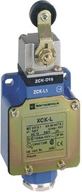 XCKL115, OsiSense XC Series Lever Limit Switch, NO/NC, IP66, SPDT, Zinc Alloy Housing, 240V ac Max, 10A Max