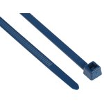 111-00831 MCT50L-PA66MP-BU, Cable Tie, 390mm x 4.6 mm, Blue Polyamide 6.6 ...