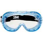 7136012, FAHRENHEIT, Scratch Resistant Safety Goggles with Clear Lenses