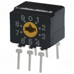 A6CV-10R, DIP Switches / SIP Switches BCD SIDE ACTUATED
