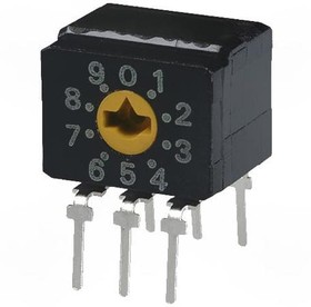 Фото 1/3 A6CV-10R, DIP Switches / SIP Switches BCD SIDE ACTUATED