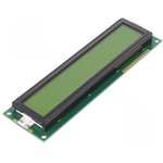 PC2002LRU-LWT-H-Q, Дисплей: LCD, алфавитно-цифровой, STN Positive, 20x2, LED, PIN: 14