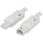244358, LED 025 Series LED Connection Cable, 240 V ac, 1 m Length, 5 W
