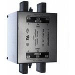 FN2412-25-33, Power Line Filter EMC/RFI 0Hz to 400Hz 25A 250VAC Terminal Block ...