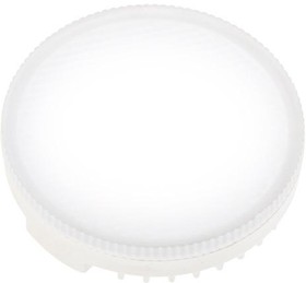 Фото 1/2 Лампа светодиодная PLED-DIM 8Вт таблетка матовая 3000К тепл. бел. GX53 640лм 230В/50Гц диммир. JazzWay 5014107