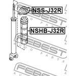 NSS-J32R, Опора заднего амортизатора