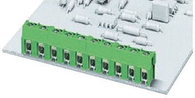 PCB terminal, 5 pole, pitch 7.5 mm, AWG 20-10, 32 A, screw connection, green, 1987986