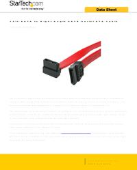 Cavo SATA12RA1 Startech 12 Con Angolo Destro Cavo SATA12RA1 Startech 12 Con Angolo Destro