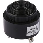 AE20M-230, AE20M Series Panel Mount Buzzer, 230 V, 95dB at 1 m, IP55, AC, Single-Tone