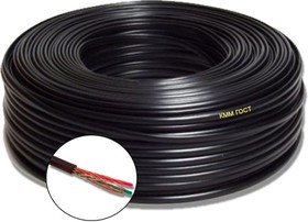 Микрофонный кабель кмм 2x0.35 мм2, 5м OZ65713L5