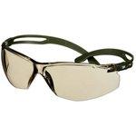 7100244062, SecureFit 500 Anti-Mist Safety Glasses, Brown PC Lens