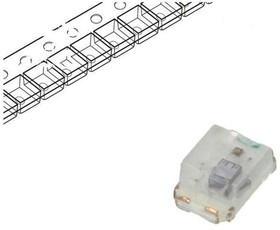 OSYS0805C1E (TYPE B), LED; yellow; blinking; 70?150mcd; 120°; 3?4V; 20mA; 2x1.25x0.8mm