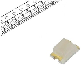 Фото 1/2 LY R976, LED; SMD; 0805; yellow; 2.1x1.35x0.9mm; 150°; 2?2.5V; 20mA; CHIPLED®