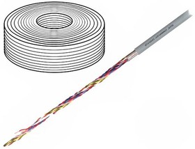 Фото 1/3 CF211.PUR.05.06.02, chainflex CF211.PUR Data Cable, 12 Cores, 0.5 mm², Screened, 25m, Grey PUR Sheath, 20 AWG