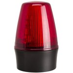 LEDS100-02-02, LEDS100 Series Red Flashing Beacon, 20 → 30 V ac/dc ...