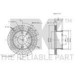 203397, Диск тормозной VW LT 28-35 96-06, LT 28-46 96-06, MB SPRINTER 95-06,