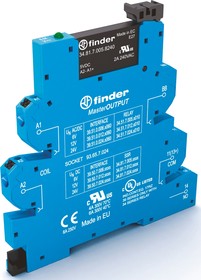 39.50.7.006.9024, Series 39 Series Solid State Interface Relay, 6.6 V Control, 6 A Load, DIN Rail Mount
