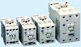 100-C72DJ00, 100C Series Contactor, 24 V dc Coil, 3-Pole, 72 A, 40 kW, 3NO, 690 V ac