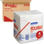 8388, WypAll X80 Dry Industrial Wipes, Quarter Fold of 50
