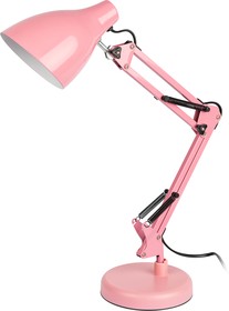 Фото 1/10 Настольный светильник ЭРА N-123-E27-40W-P Е27 с основанием розовый Б0052757