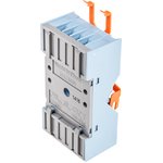 S2-B, MRC 8 Pin 300V ac DIN Rail Relay Socket, for use with MRC Series 8-Pin Relay
