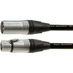 401-026-001, Male 5 Pin XLR to Female 5 Pin XLR Cable, Black, 3m