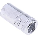 6700SM-8, 1/4 in Drive 8mm Standard Socket, 6 point, 24.7 mm Overall Length