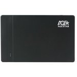 Внешний корпус USB 3.0 AgeStar 3UB2P3C черный, безвинтовой, черный