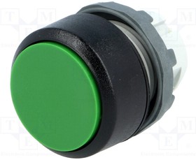 MP2-10G, Переключатель, кнопочный, 2, 22мм, зеленый, Подсвет, отсутствует