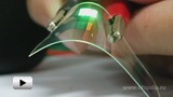 Смотреть видео: Дисплей из светоизлучающего пластика