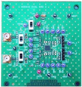 AD8432-EVALZ, RF Development Tools Dual-Channel Ultralow Noise Amplifier with Selectable Gain and Input Impedance
