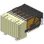 10056335-101LF, High Speed / Modular Connectors 90P 10 COLUMN 3PR RA RECEPTACLE