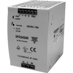SPD482401, Switched Mode DIN Rail Power Supply, 180 264 V ac / 210 375V dc ac ...