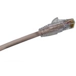 PCD-02001-0E, Cat6 Male RJ45 to Male RJ45 Ethernet Cable, U/UTP, Grey PVC Sheath, 1m