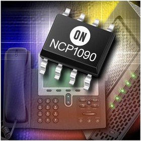 NCP1090DG, POE контроллер, 57В/500мА, 3.6В пороговое значение блокировки питания при ПН, SOIC-8