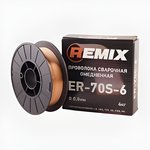 Проволока сварочная омедненная 0.8 мм 5кг REMIX PROV05