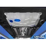 333.2369.1, (Rival) Защита картера + крепеж Hyundai Solaris 2017 (Алюм.)