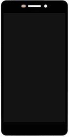 Фото 1/2 Дисплей (экран) в сборе с тачскрином для Nokia 6.1 (TA-1043) черный (High Quality)