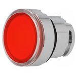 ZB4BH043, Переключатель, кнопочный, 2, 22мм, красный, IP66, Кнопка, плоская