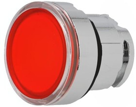 Фото 1/4 ZB4BH043, Переключатель, кнопочный, 2, 22мм, красный, IP66, Кнопка, плоская