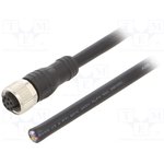 2TLA020056R4000, Соединительный кабель; M12; PIN: 8; прямой; 10м; вилка; макс.80°C