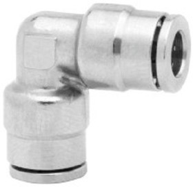 100401000, PNEUFIT 10 Series Straight Fitting, Push In 10 mm to Push In 10 mm, Tube-to-Tube Connection Style