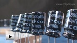 Смотреть видео: Электролитические конденсаторы Epcos серии B41889