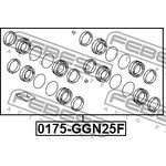 0175-GGN25F, Ремкомплект тормозного суппорта | перед прав/лев |