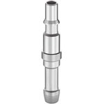CRP 066806P2, Treated Steel Plug for Pneumatic Quick Connect Coupling, 6mm Hose Barb