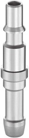 Фото 1/3 CRP 066806P2, Treated Steel Plug for Pneumatic Quick Connect Coupling, 6mm Hose Barb