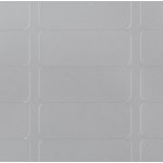 L6008-20, Silver Adhesive Heavy duty Label Sheet, Pack of 20