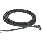 XZCP1340L10, Right Angle Female 3 way M12 to Unterminated Sensor Actuator Cable, 10m